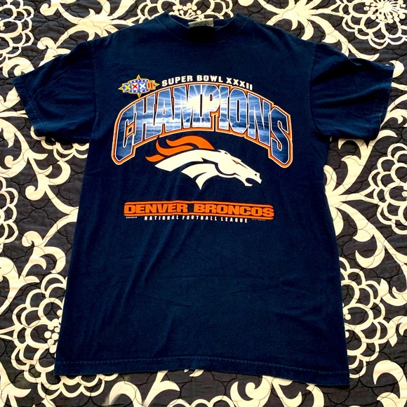 Vintage Denver Broncos Super Bowl 1998 NFL T Shirt - Picture 2 of 4